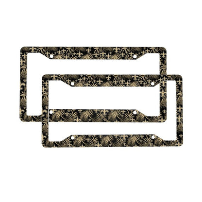 New Orleans Saints Print Car license plate frame four hole license plate holder (one pair)