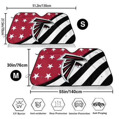 Atlanta Falcons Printing Car windshield sunshades is suitable front windshield sunshades