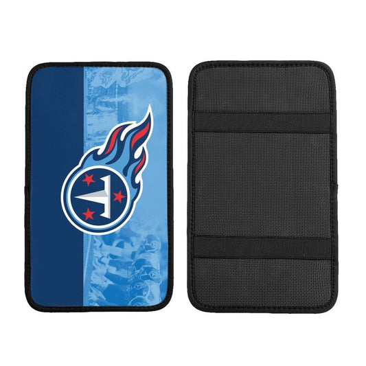Car armrest box pad Tennessee Titans 3 Printed central armrest box pad protective pad