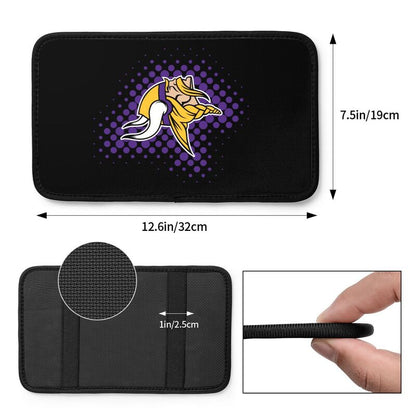 Minnesota Vikings Printed car armrest box cushion armrest protective cover