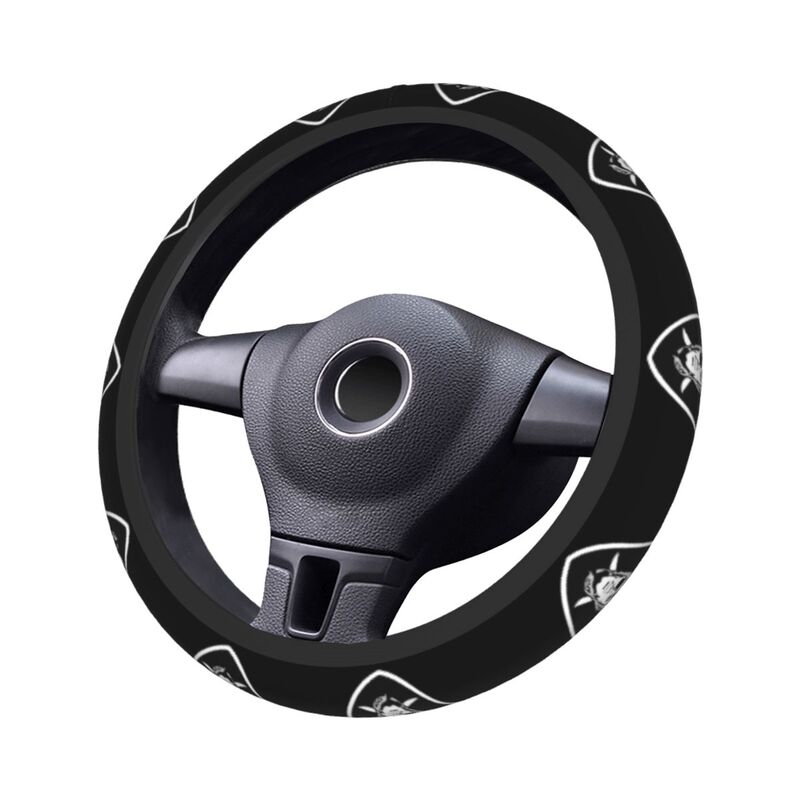 Las Vegas Raiders Printed breathable elastic steering wheel anti slip cover
