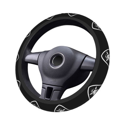Las Vegas Raiders Printed breathable elastic steering wheel anti slip cover