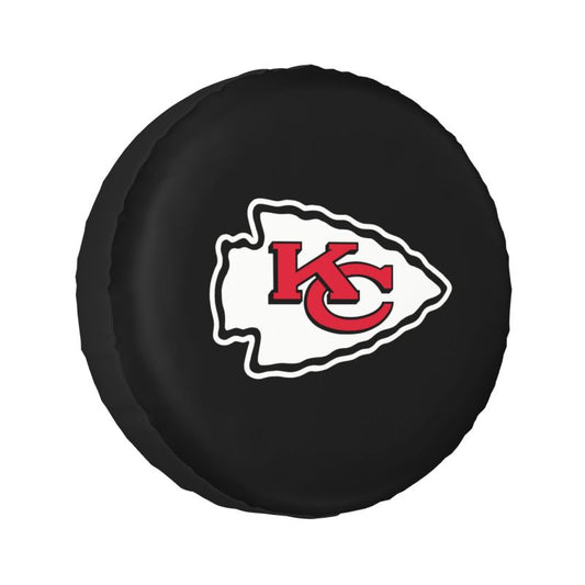 Kansas City Chiefs Car tire protection cover spare tire waterproof and dustproof cover