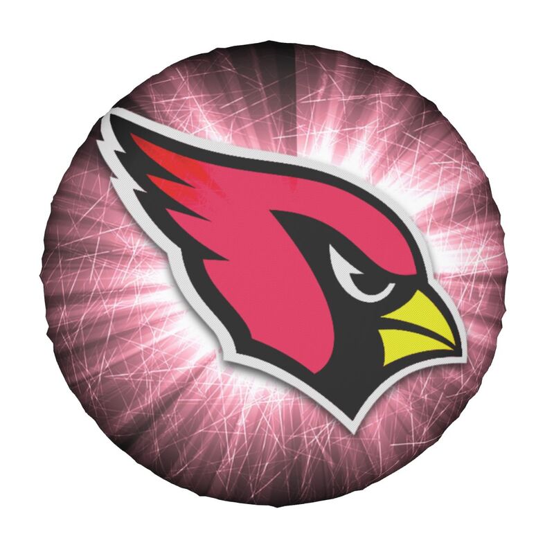 Arizona Cardinals 2 Tyre protective cover car dustproof sunscreen tyre protective cover