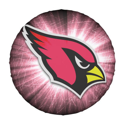 Arizona Cardinals 2 Tyre protective cover car dustproof sunscreen tyre protective cover