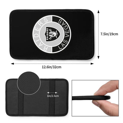 Car armrest box pad Las Vegas Raiders Printed central armrest box elbow pad