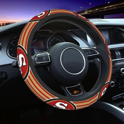 San Francisco 49ers 7 Printed breathable elastic steering wheel anti slip cover
