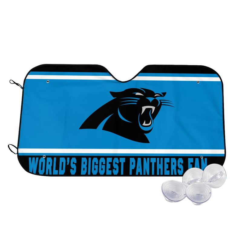 Carolina Panthers Printing is suitable for car front windshield sunshades Car windshield sunshades