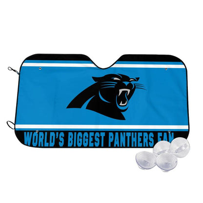 Carolina Panthers Printing is suitable for car front windshield sunshades Car windshield sunshades