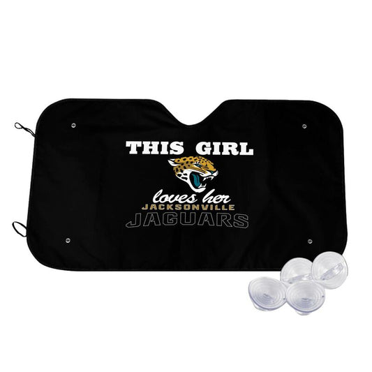Jacksonville Jaguars Printing multi size car front windshield sunshade car windshield sunshade