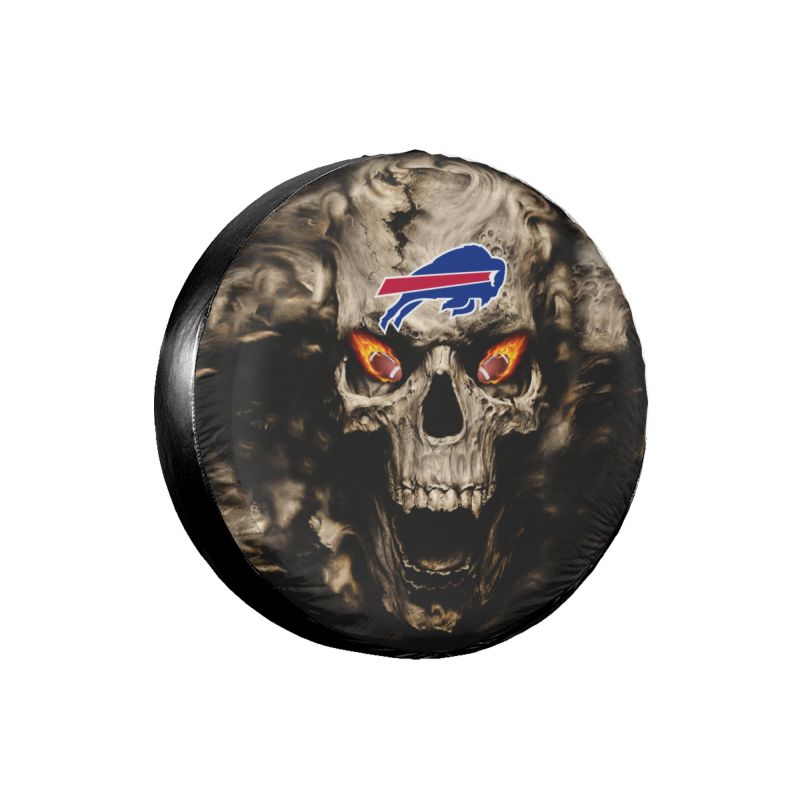 Buffalo Bills print Skull print car tire cover tire dust cover