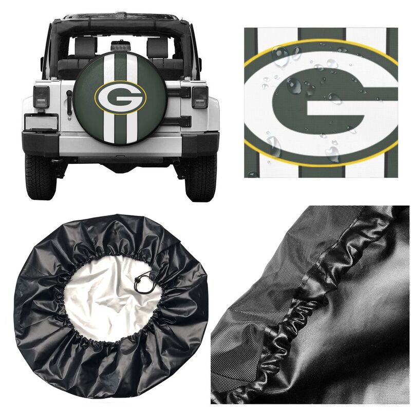 Green Bay Packers 5 Tyre protective cover car dustproof sunscreen tyre protective cover