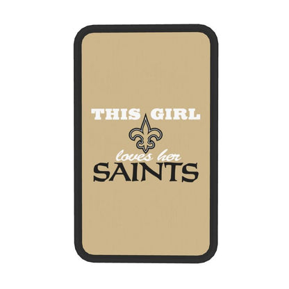 New Orleans Saints Printing car center console pad car armrest protective cover