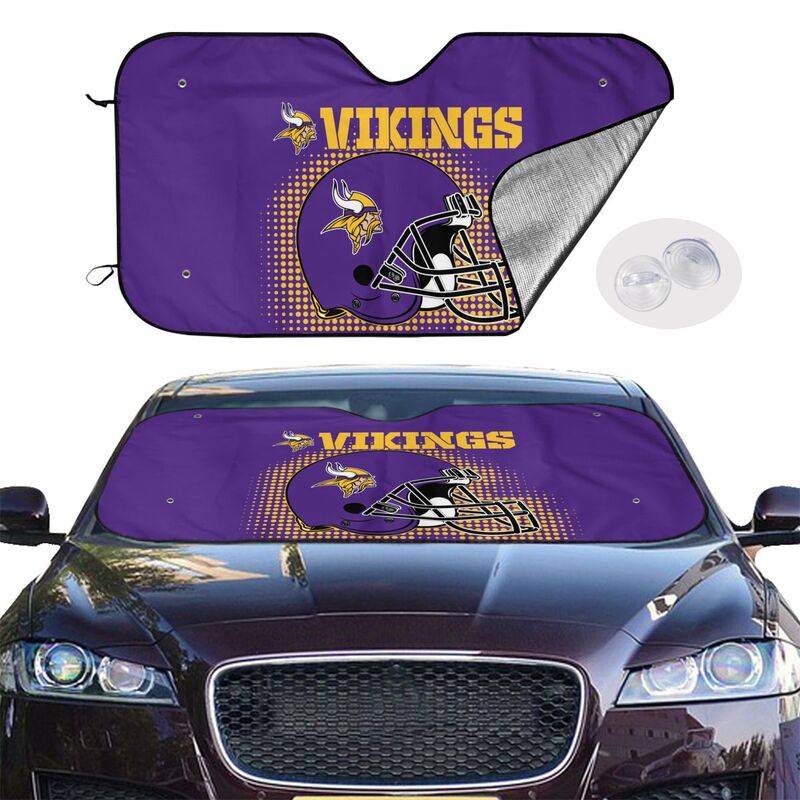 Minnesota Vikings Printing car front windshield sunshade car windshield sunshade multi size