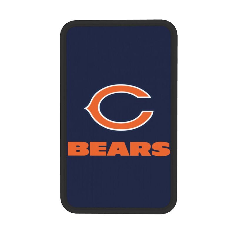 Car armrest box pad Chicago Bears 5 Printed central armrest box cushion protective pad