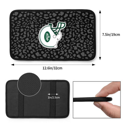 New York Jets 3 printed Car handrail box cushion Personalized car armrest cover