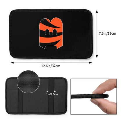 Cincinnati Bengals1 Printed car center armrest box pad anti slip pad