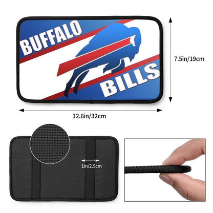 Car armrest box pad Buffalo Bills 1 Printed center armrest box pad protective pad