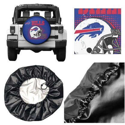 Buffalo Bills Printed tire protection cover car sun protection tire protection cover