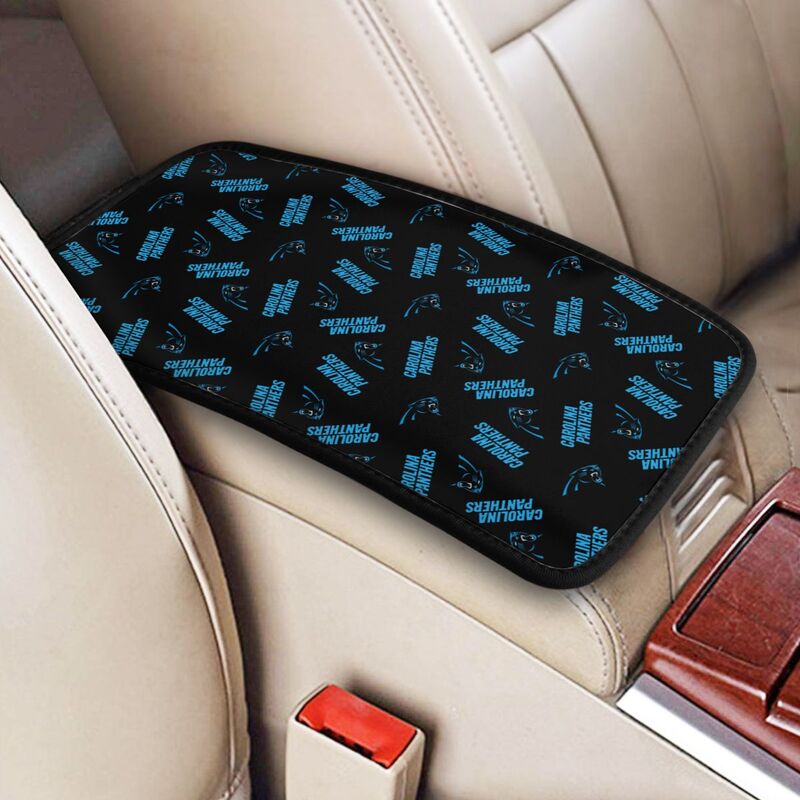 Carolina Panthers  Printed armrest protective cover car armrest box cushion