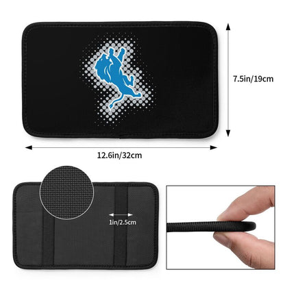 Detroit Lions Printed car armrest box cushion armrest protective cover