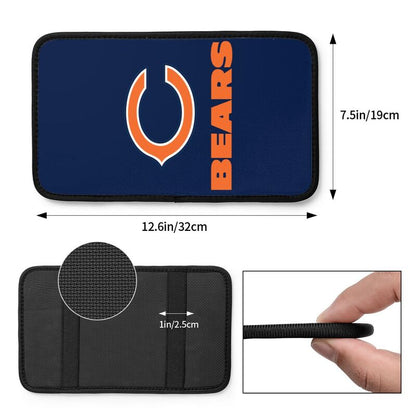 Car armrest box pad Chicago Bears 5 Printed central armrest box cushion protective pad