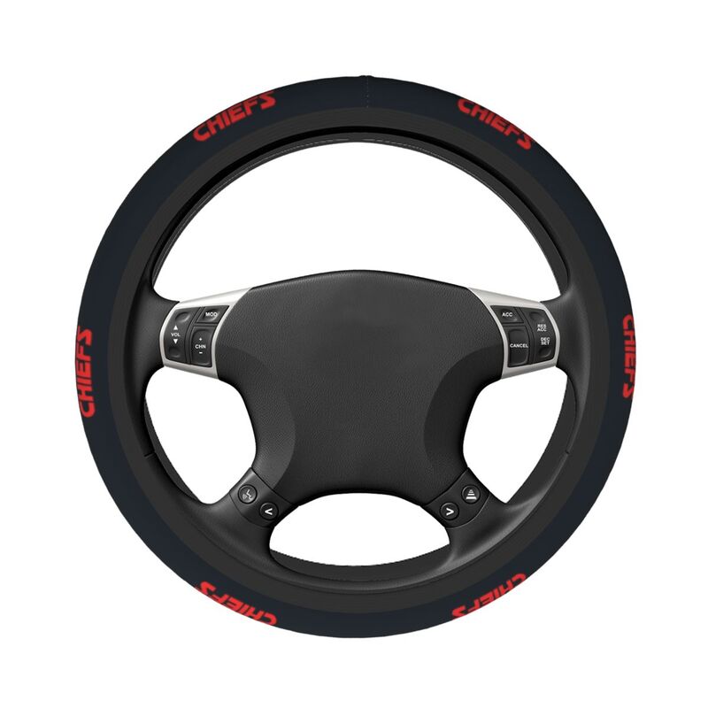 Kansas City Chiefs Printed breathable elastic steering wheel cover