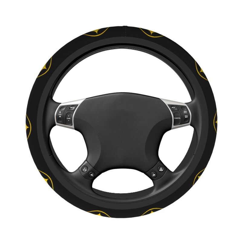 Pittsburgh Steelers 1 Printed elastic steering wheel cover anti slip breathable