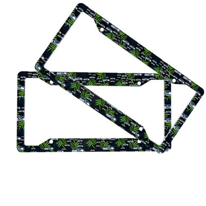 Seattle Seahawks Print Car license plate frame four hole license plate holder (one pair)