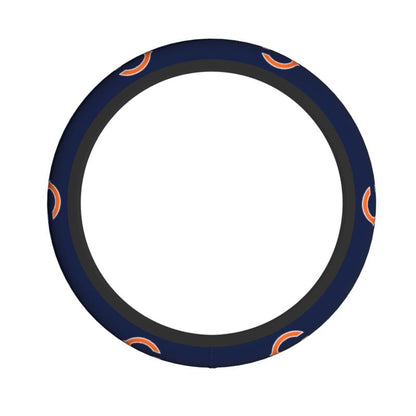 Chicago Bears 3 Printed elastic steering wheel cover anti slip breathable