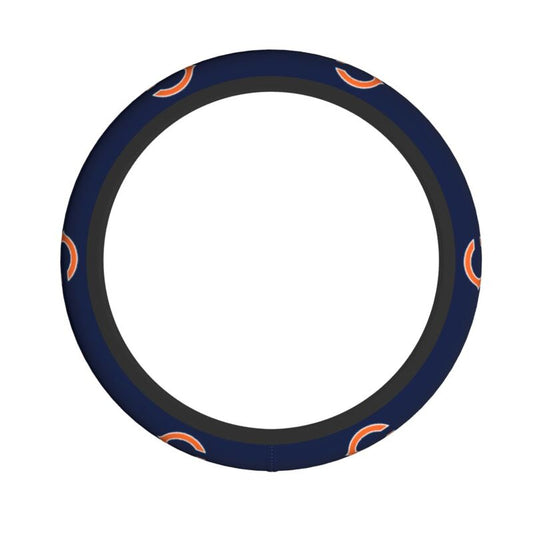 Chicago Bears 3 Printed elastic steering wheel cover anti slip breathable
