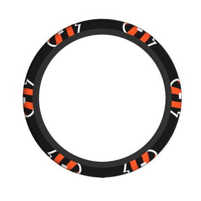 Cincinnati Bengals 5 Printed breathable elastic steering wheel anti slip cover