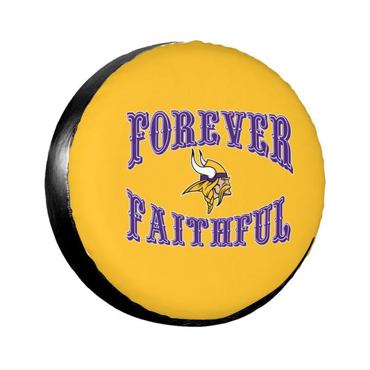 Minnesota Vikings Printing car spare tire dust protection cover tire protection cover