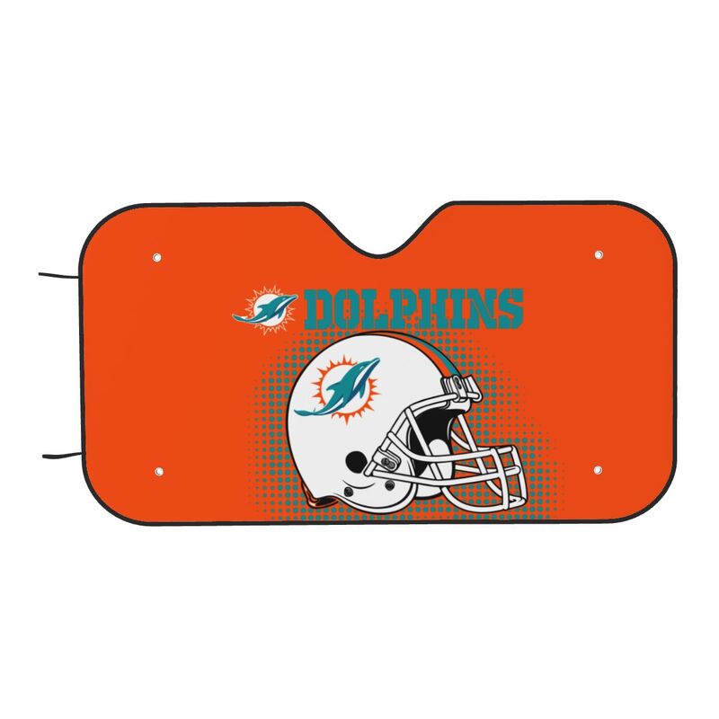 Miami Dolphins Printing car front windshield sunshade car windshield sunshade multi size