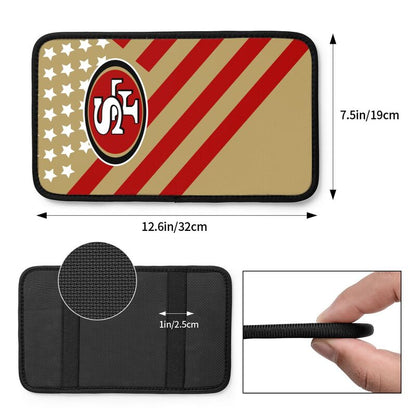 San Francisco 49ers Printed car armrest box pad anti-abrasion pad