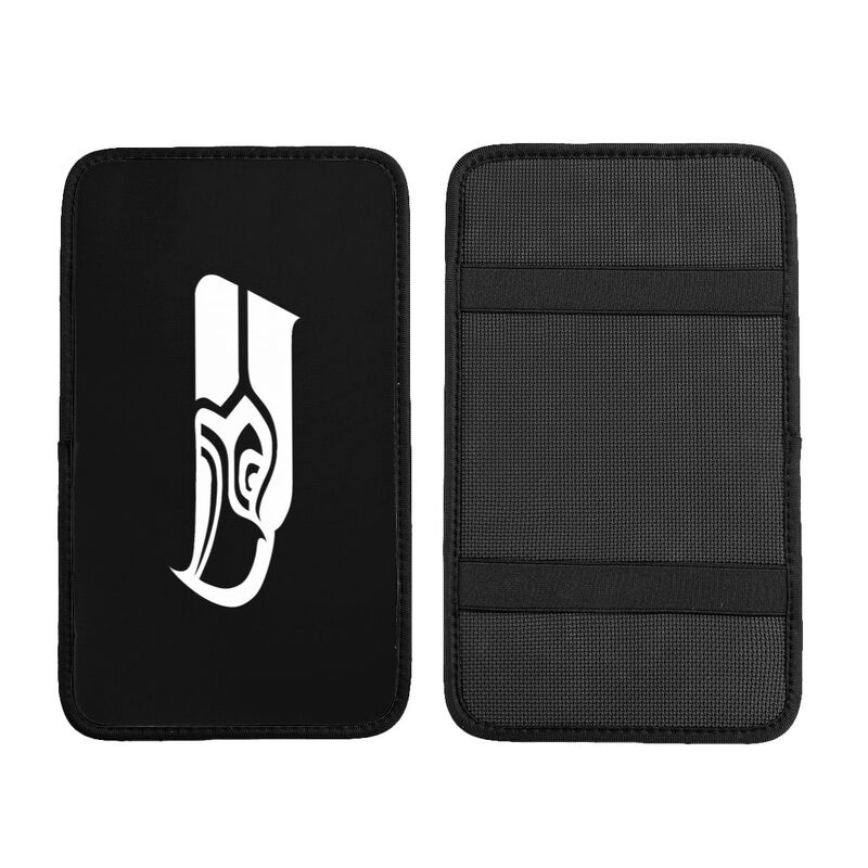 Car armrest box pad Seattle Seahawks Printed center armrest box pad protective pad