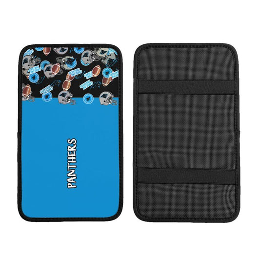 Carolina Panthers print Car center console armrest pad car armrest protective cover