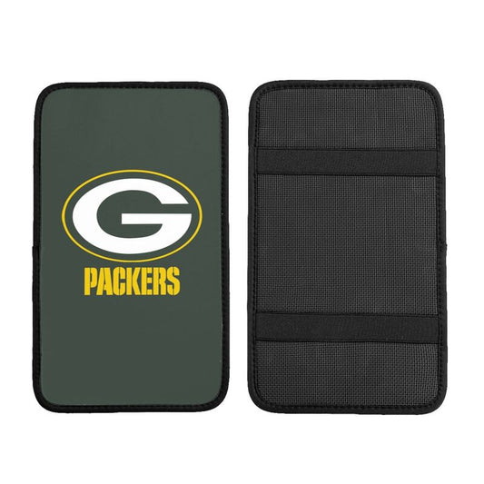 Green Bay Packers5 Printed car armrest box pad anti-abrasion pad
