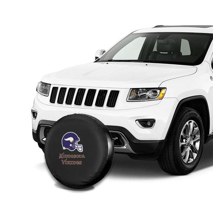 Minnesota Vikings3  Car tire protection cover spare tire waterproof and dustproof cover