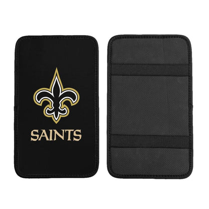 Car armrest box pad New Orleans Saints Printed central armrest box pad anti slip pad