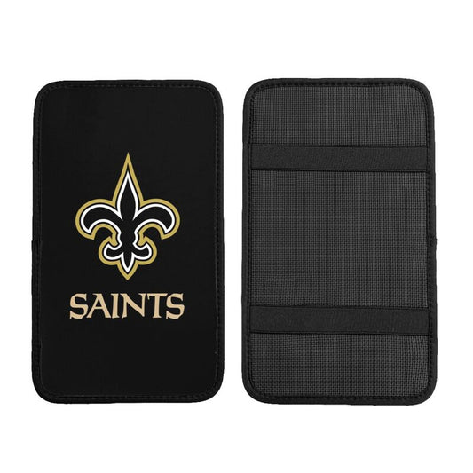 Car armrest box pad New Orleans Saints Printed central armrest box pad anti slip pad