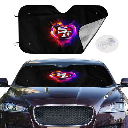 San Francisco 49ers Printing Car windshield sunshades is suitable front windshield sunshades