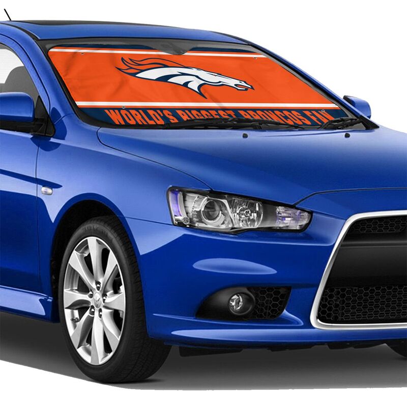 Denver Broncos Printing is suitable for car front windshield sunshades Car windshield sunshades