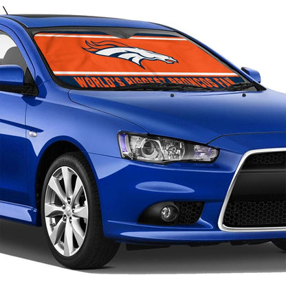 Denver Broncos Printing is suitable for car front windshield sunshades Car windshield sunshades