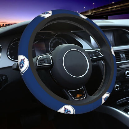 Tennessee Titans 1 Printed breathable elastic steering wheel cover anti slip cover