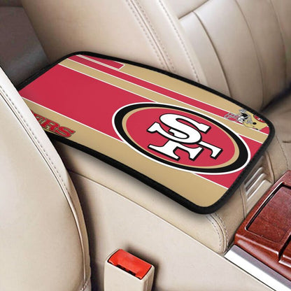 Car armrest box pad San Francisco 49ers 1 Printed center armrest box pad protective pad