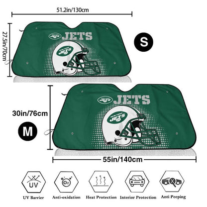 New York Jets Printing car front windshield sunshade car windshield sunshade multi size