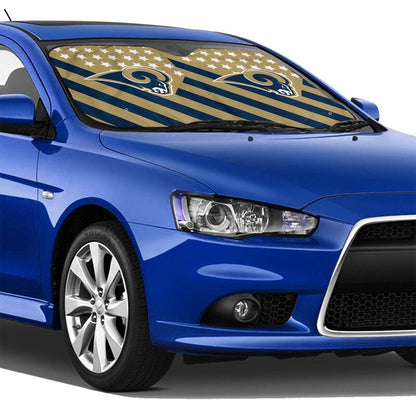 Los Angeles Rams 2 Print Car windshield sunshades suitable for front Car windshield sunshades