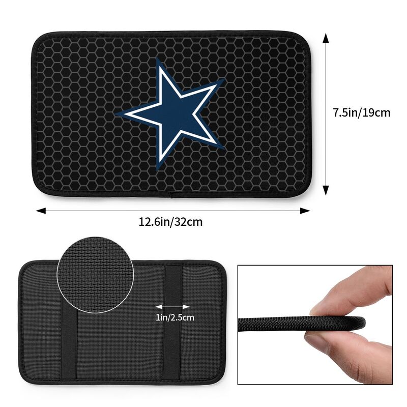 Dallas Cowboys Printed protective pad for car armrest box