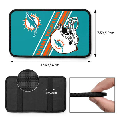 Miami Dolphins Print armrest protective cover car armrest box cushion